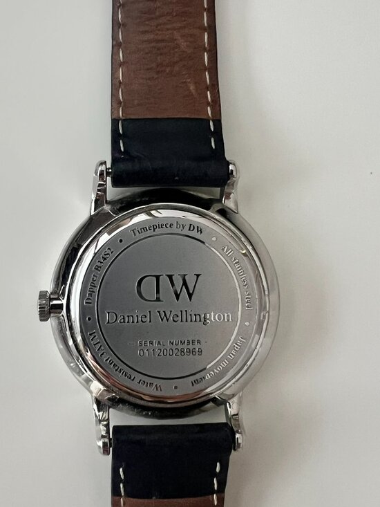 Daniel Wellington Dapper Sheffield Watch | Silver 34mm | Blue Hands & Date main image 4